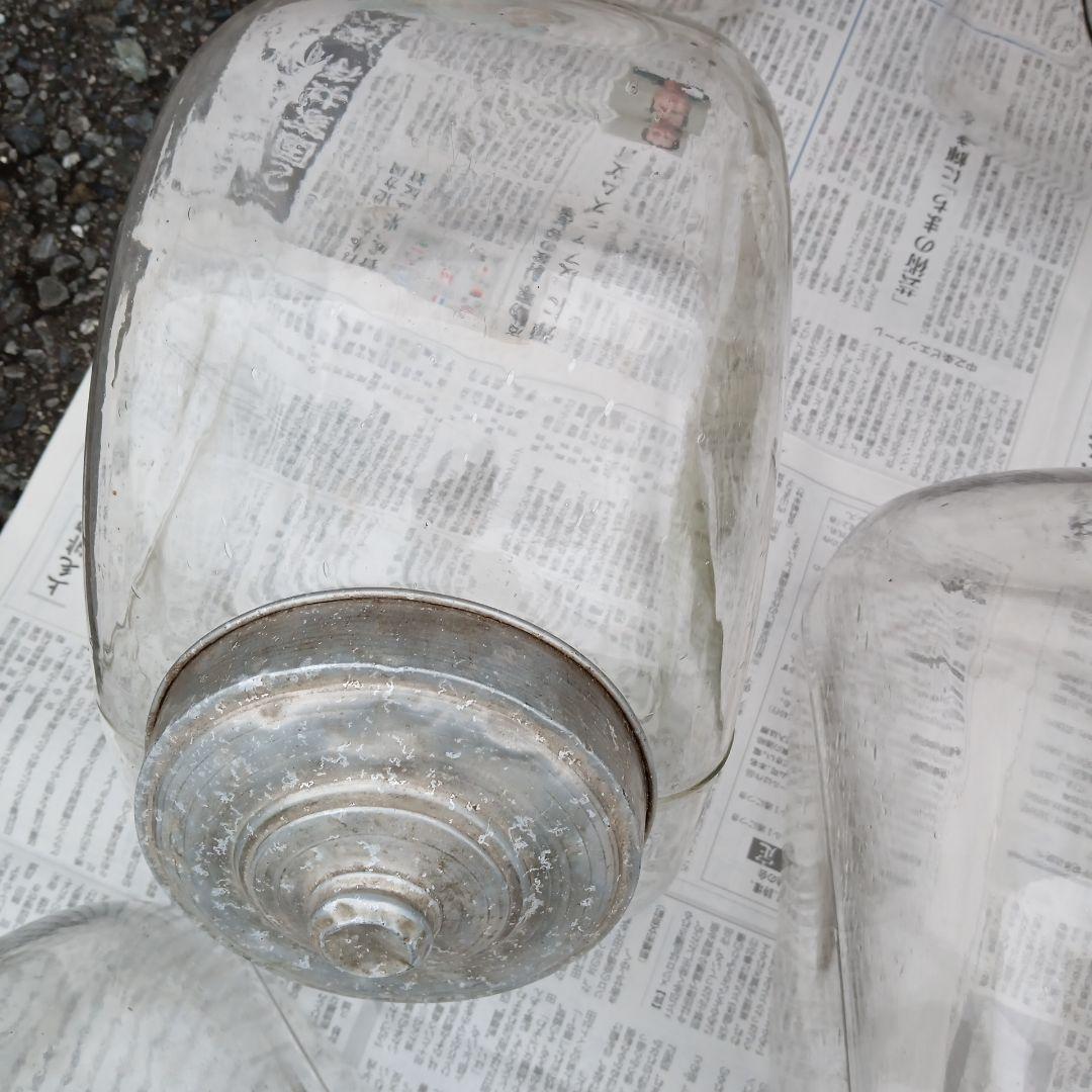 送料無料　匿名　昭和レトロ　ガラスケース　キャニスター 7個　おまとめ