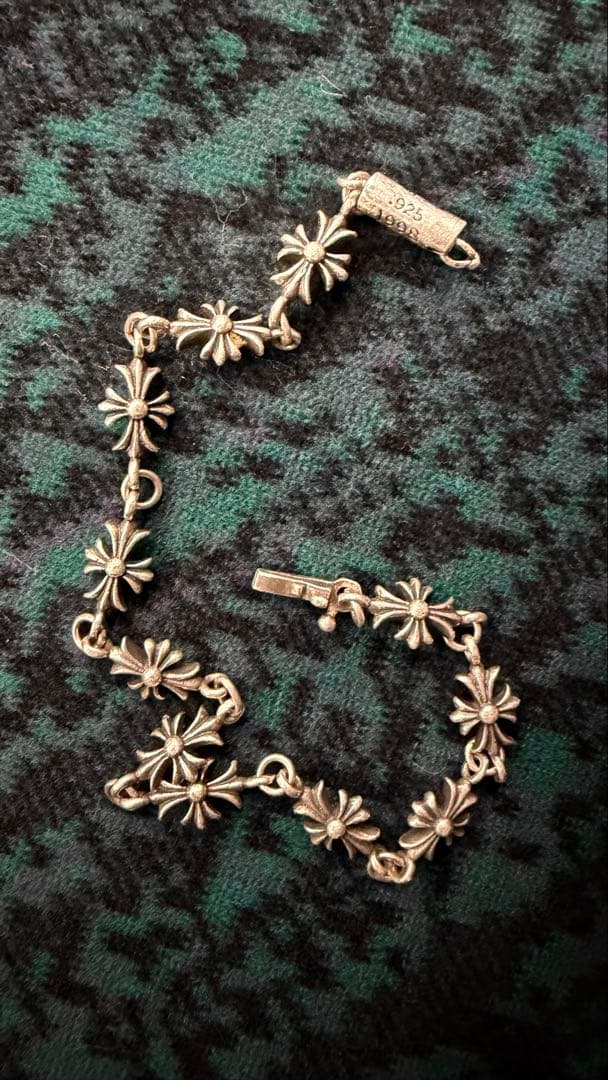 さ*か様 クロムハーツ タイニープラス ブレスレット 11LINK