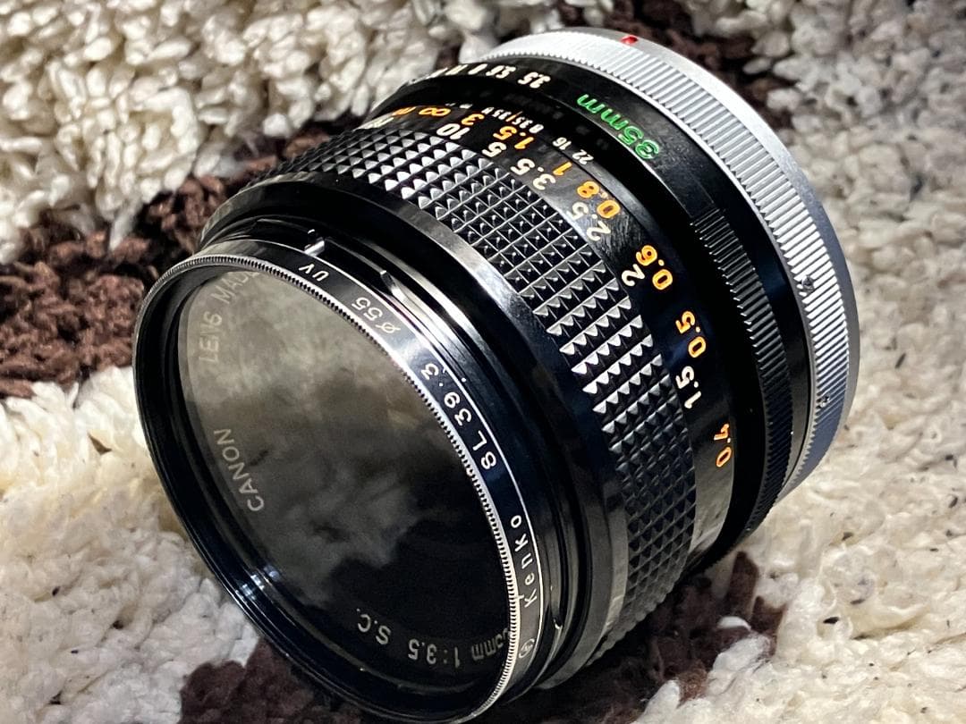 cannon FD 35mm f3.5 S.C.(Ⅲ)【 昭和レトロ 】作例あり