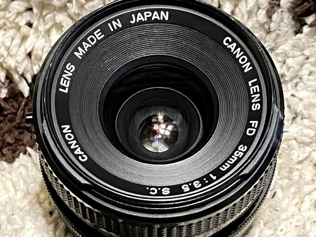 cannon FD 35mm f3.5 S.C.(Ⅲ)【 昭和レトロ 】作例あり