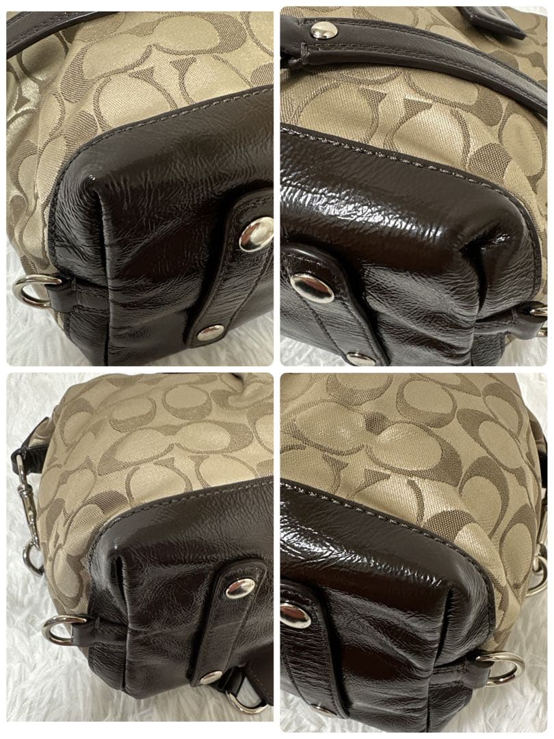 新品✨COACH コーチ 2wayミニボストンバッグ シグネチャー