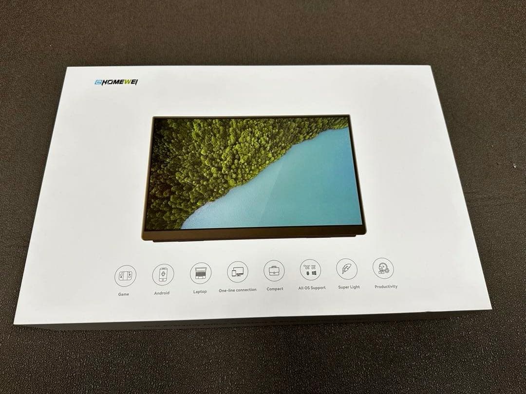 美品 EWEI XQ‑160PW 2画面モバイルモニタ（タッチ対応）