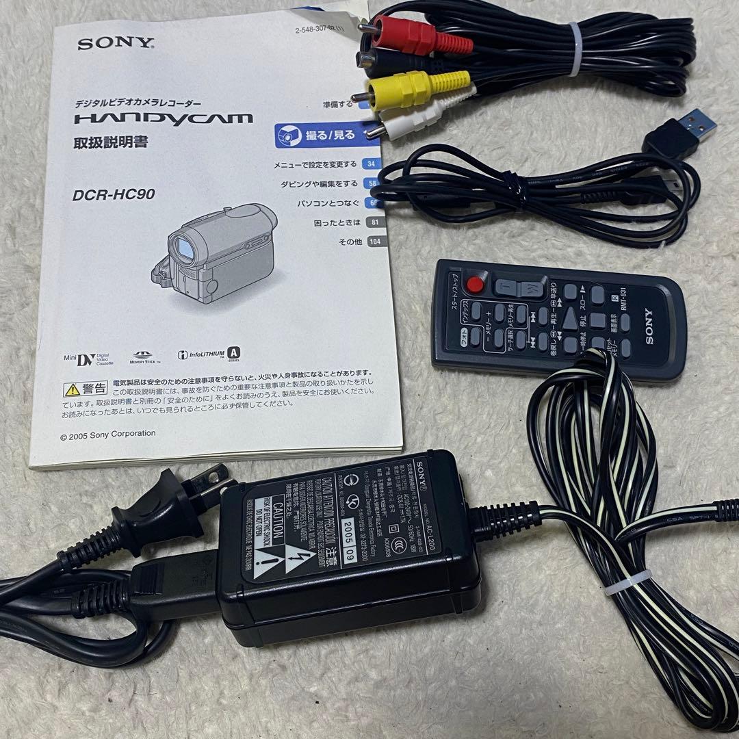 美品❤️撮影再生OK　SONY　DCR-HC90　付属品付き