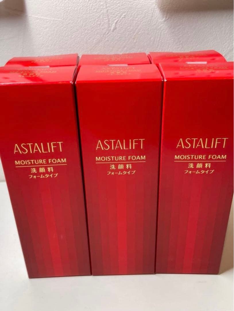 【新品未使用】ASTALIFT MOISTURE FOAM 100g 6本セット