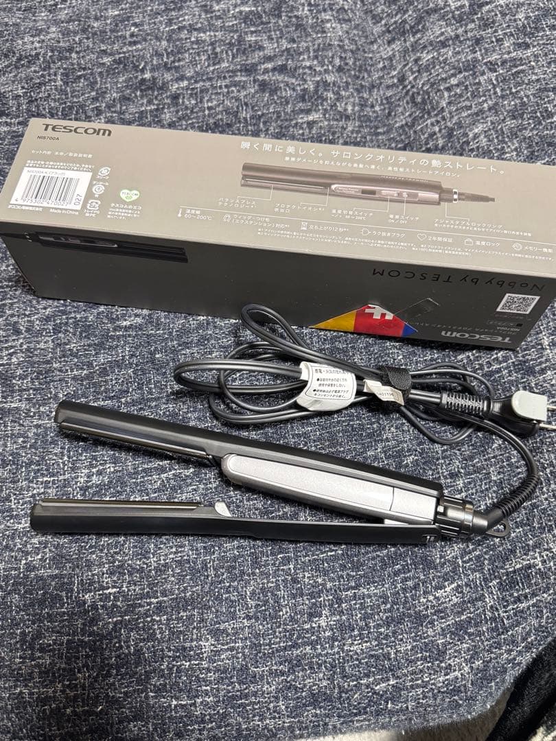 TESCOM スチーム機能付きストレートヘアアイロン