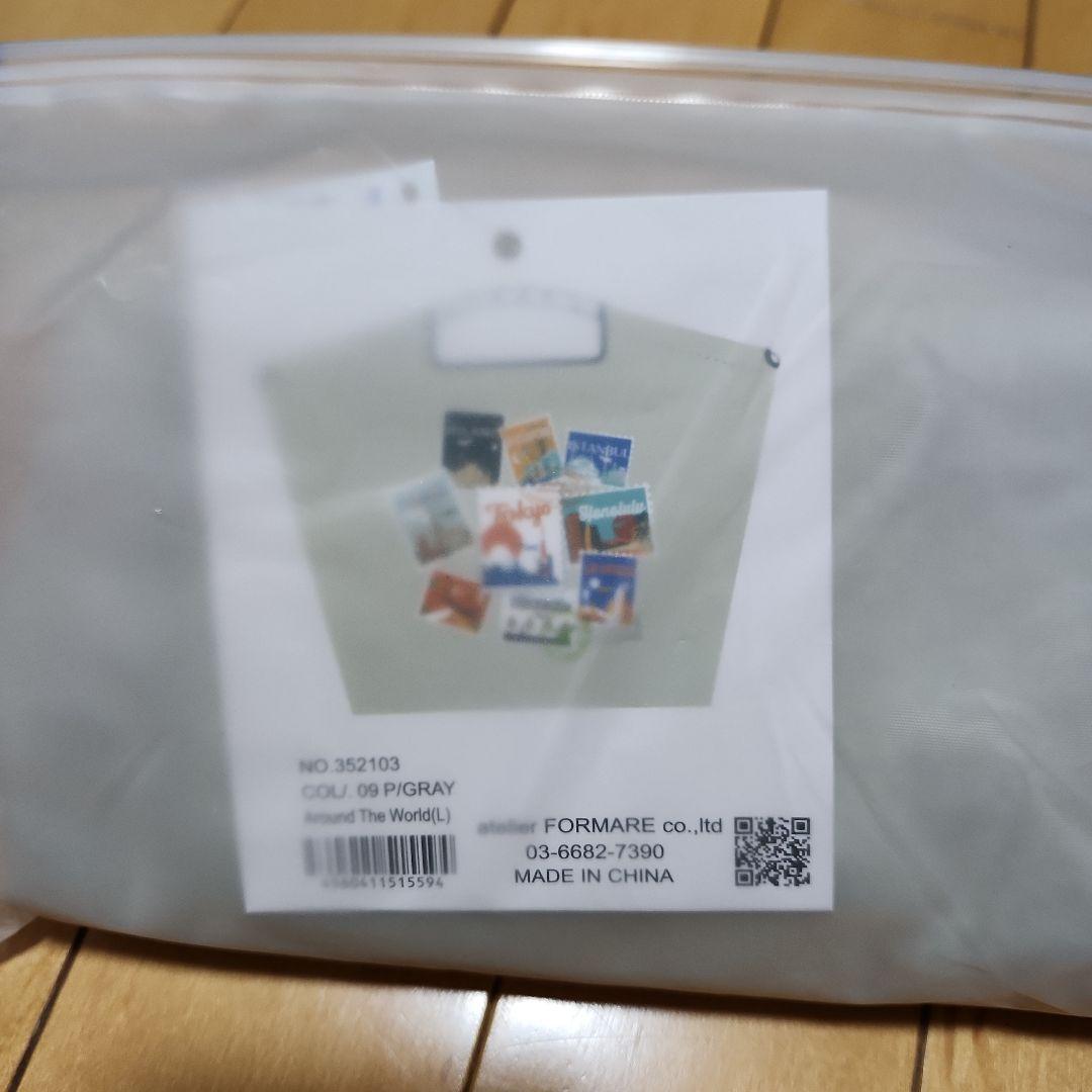 【新品・未使用】 BALL&CHAIN ANA エコバッグ Ｌ ペールグレイ