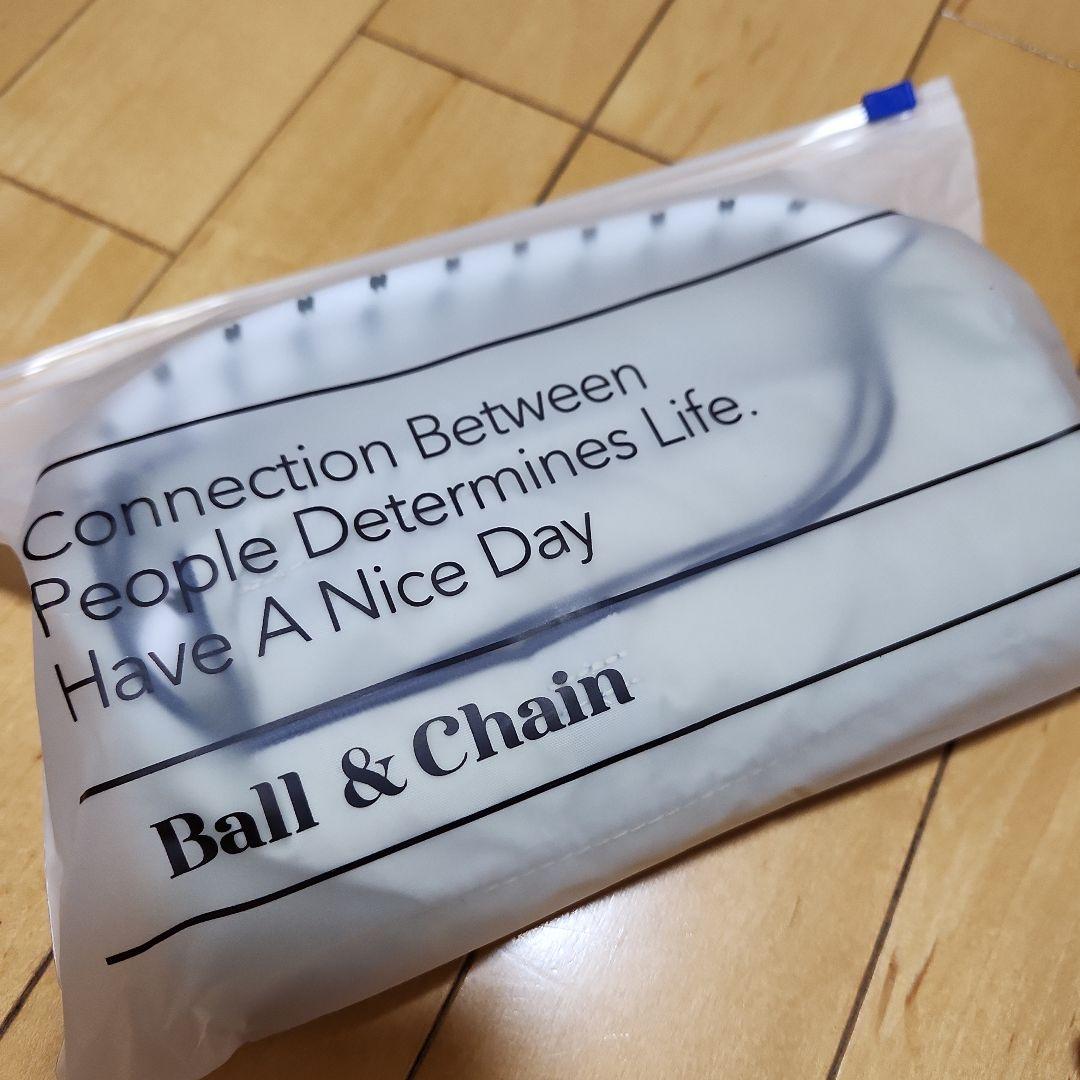 【新品・未使用】 BALL&CHAIN ANA エコバッグ Ｌ ペールグレイ