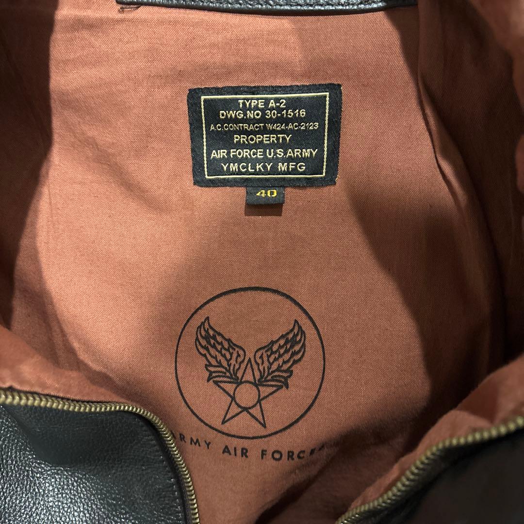 [希少][美品]waiper A2フライトジャケット　40インチ
