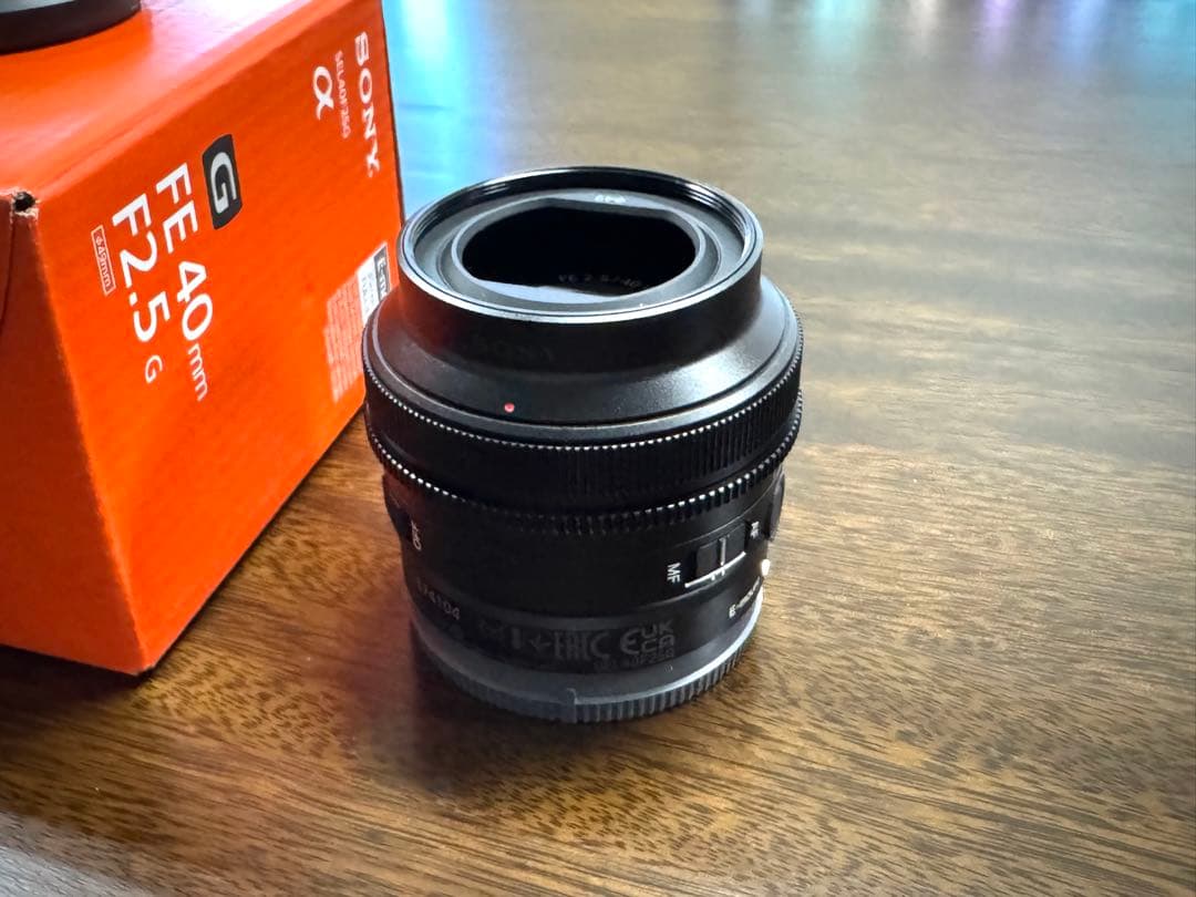 SONY FE 40mm F2.5 G Eマウントレンズ
