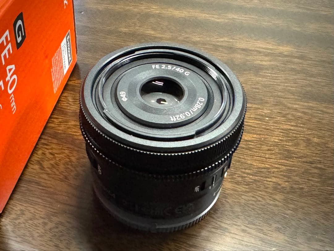 SONY FE 40mm F2.5 G Eマウントレンズ