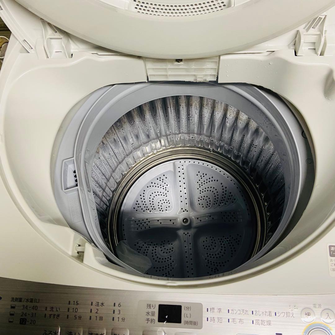12r20. SHARP 7kg 全自動洗濯機 ES-GE7B 2018年製