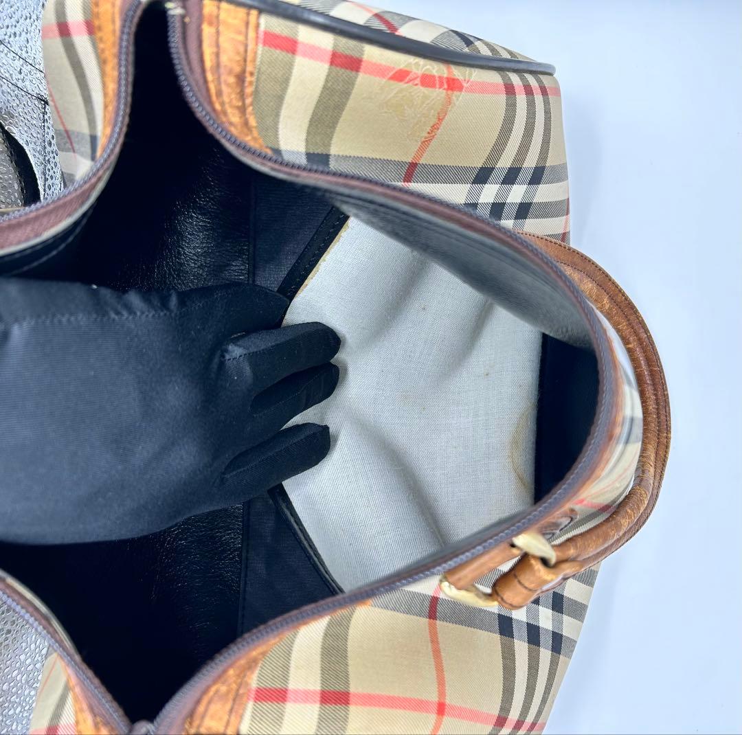【希少】Burberry’s ノバチェック ボストンバッグ 英国製 ビンテージ