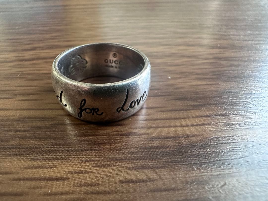 グッチ　リング　メンズ　ブラインドフォーラブ