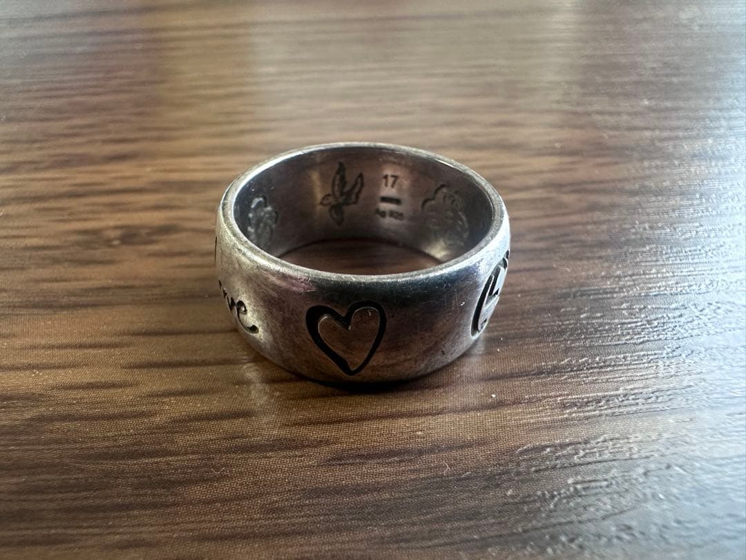 グッチ　リング　メンズ　ブラインドフォーラブ