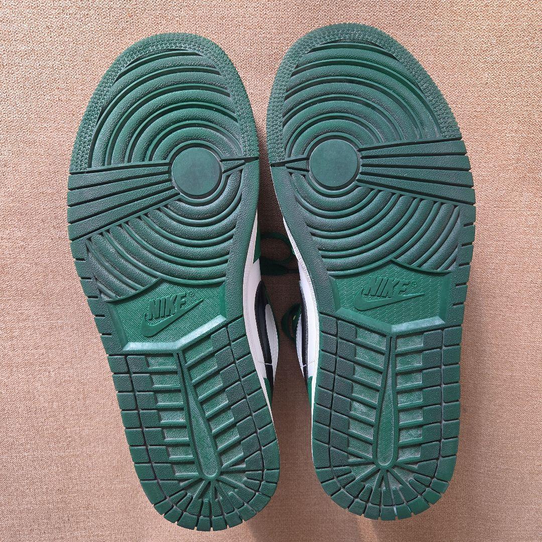 靴 NIKE AIR JORDAN 1 LOW PINE GREEN WHITE