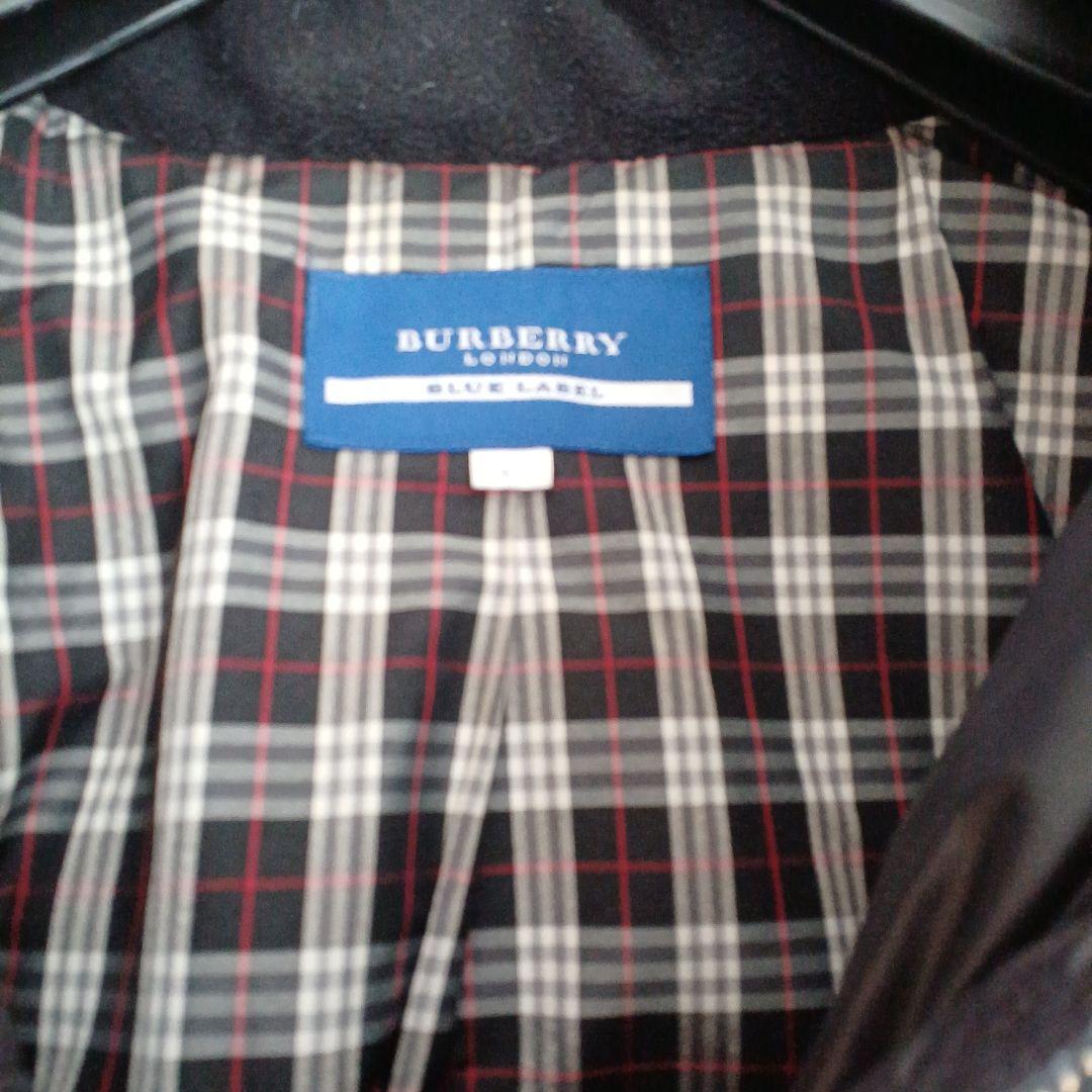 BURBERRY BLUE LABEL フード付きダウンジャケット