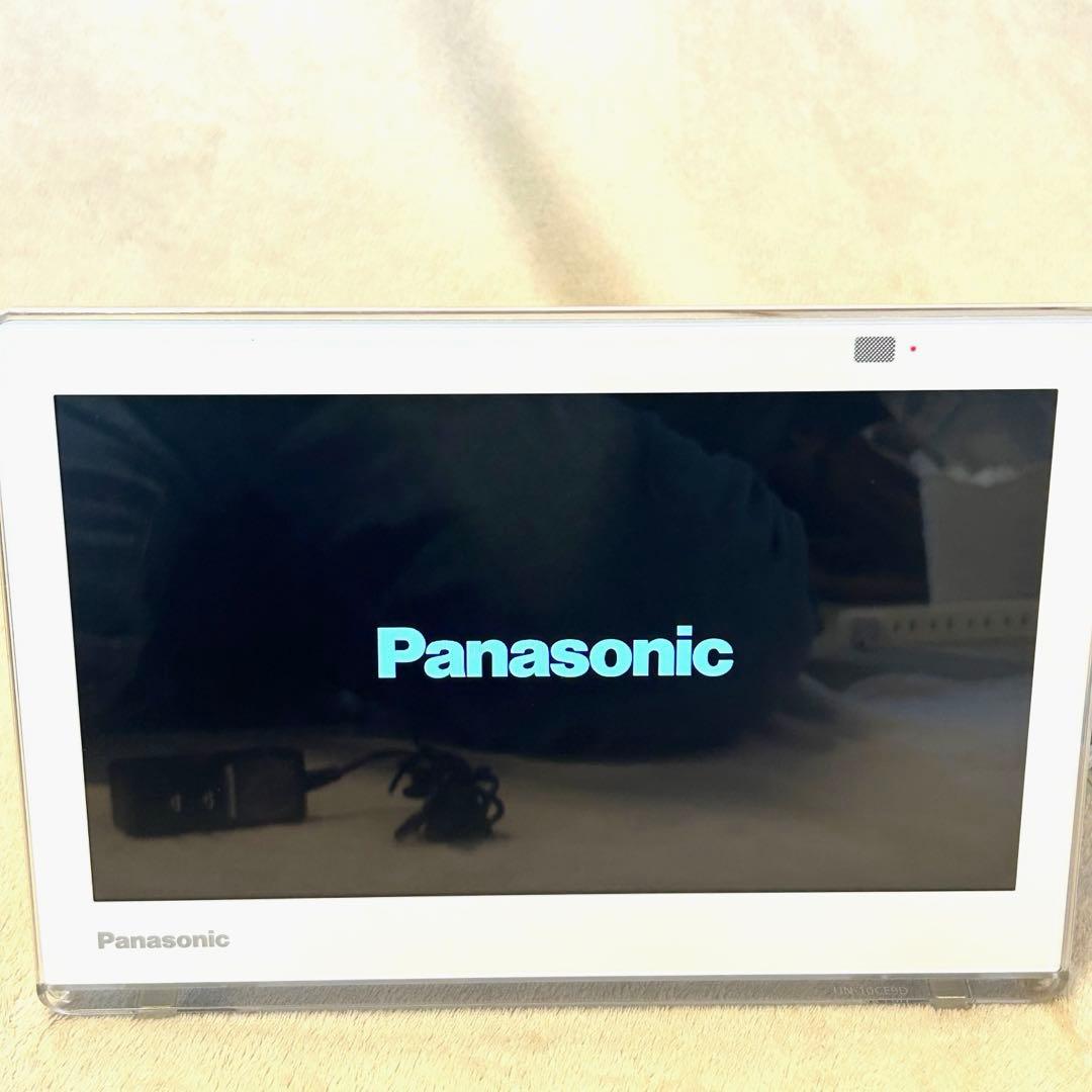 美品 動作OK パナソニック ポータブル プライベート ビエラ 10v 防水TV