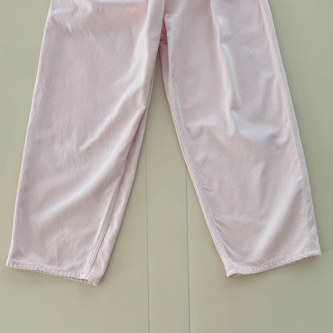 Whim Gazette ウィムガゼット ピンク ラップデニムパンツ 36