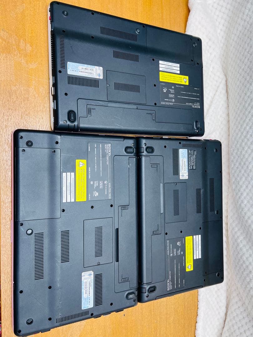 SONY/3台ノートパソコンジャンク