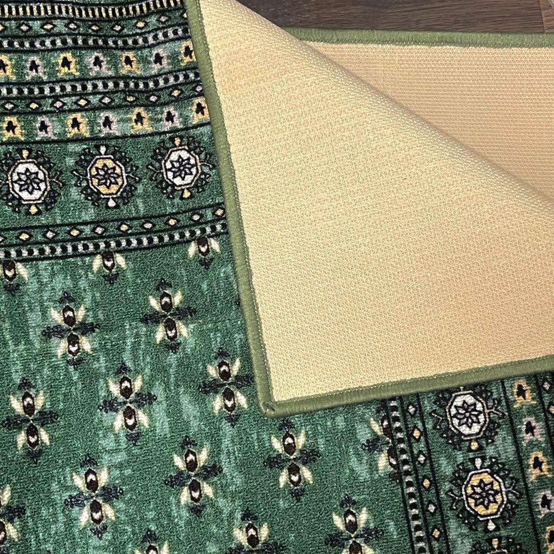 緑色 カーペット ラグ 絨毯