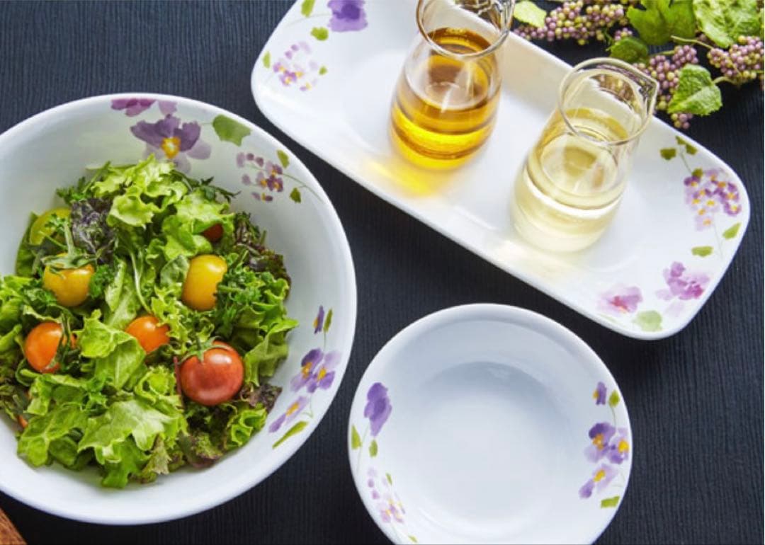 ミルク　コレール 長皿5枚➕小ボウル5枚