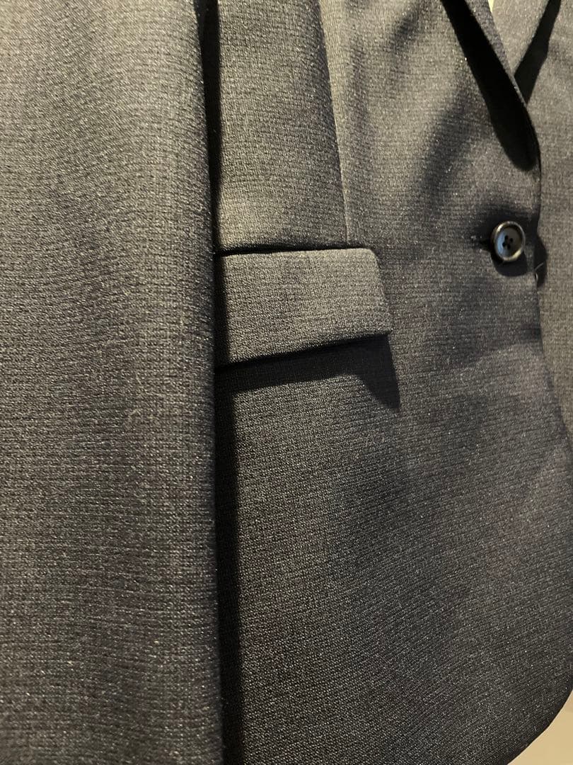 極美品　就活女子スーツ　濃紺セットアップスーツ　洗えるスーツウォッシャブルスーツ