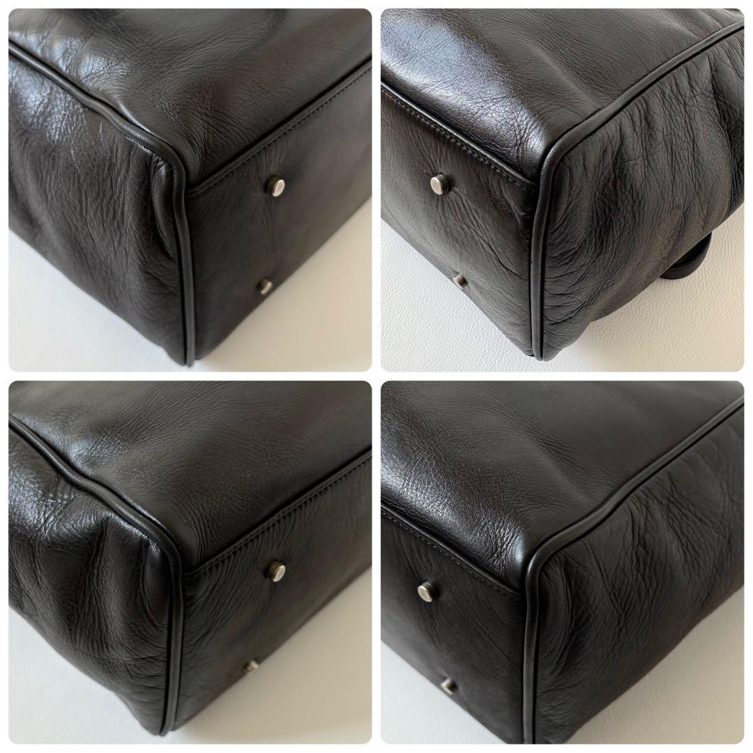 aniary アニアリ アンティークレザー トートバッグ 01-02017 黒