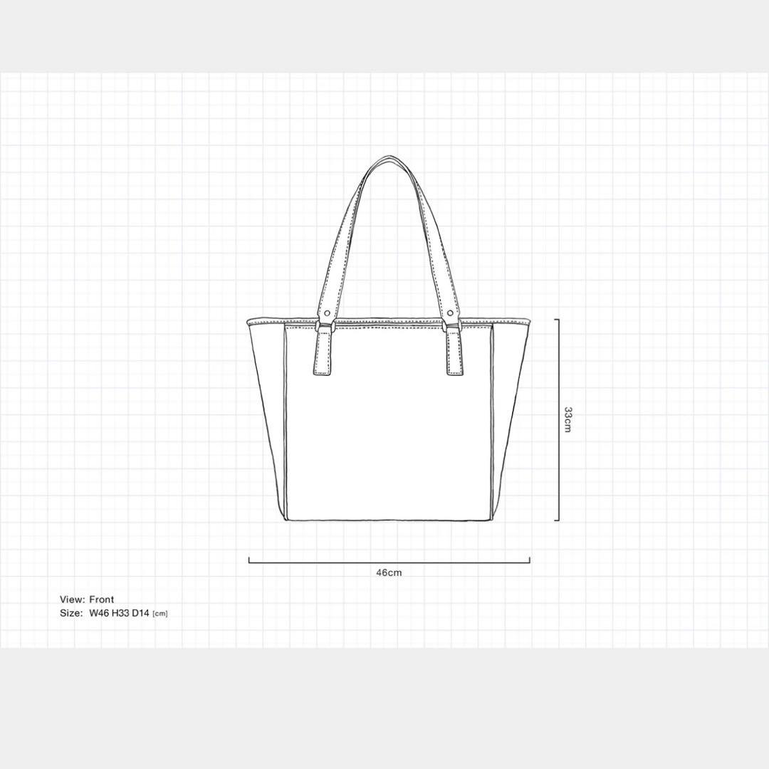 aniary アニアリ アンティークレザー トートバッグ 01-02017 黒