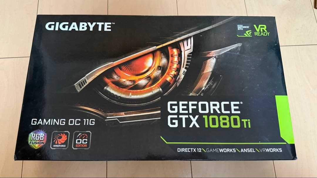 GIGABYTE GTX1080Ti Gaming OC 11G 箱付