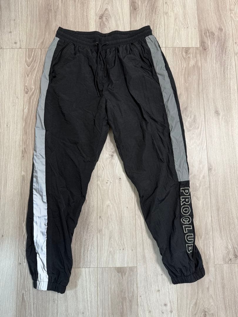 PRO CLUB ナイロンセットアップ　下X L 上L