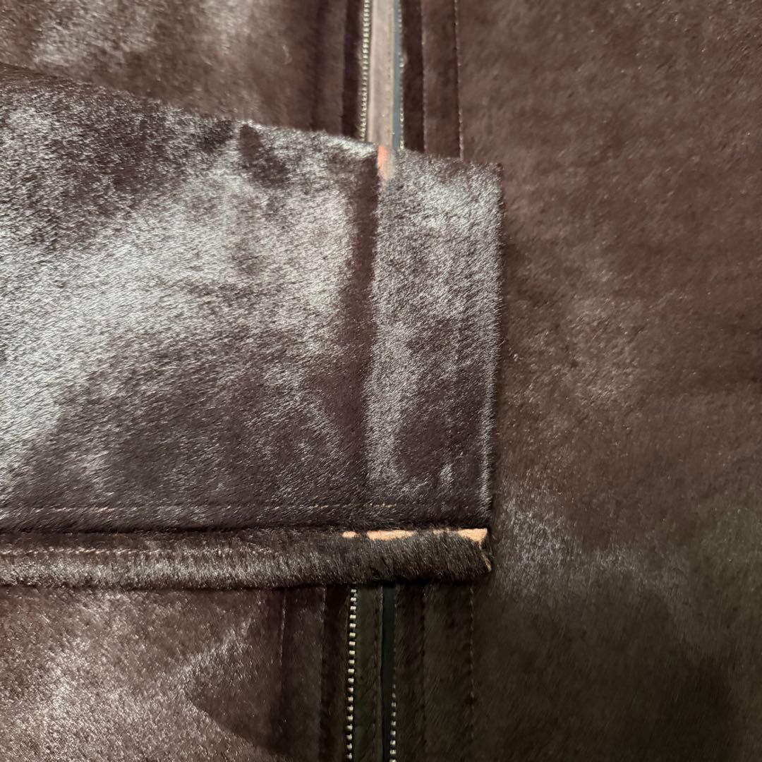 13AW Emporio Armani ポニーレザージャケット アーカイブ