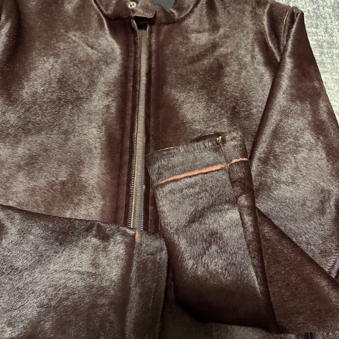 13AW Emporio Armani ポニーレザージャケット アーカイブ