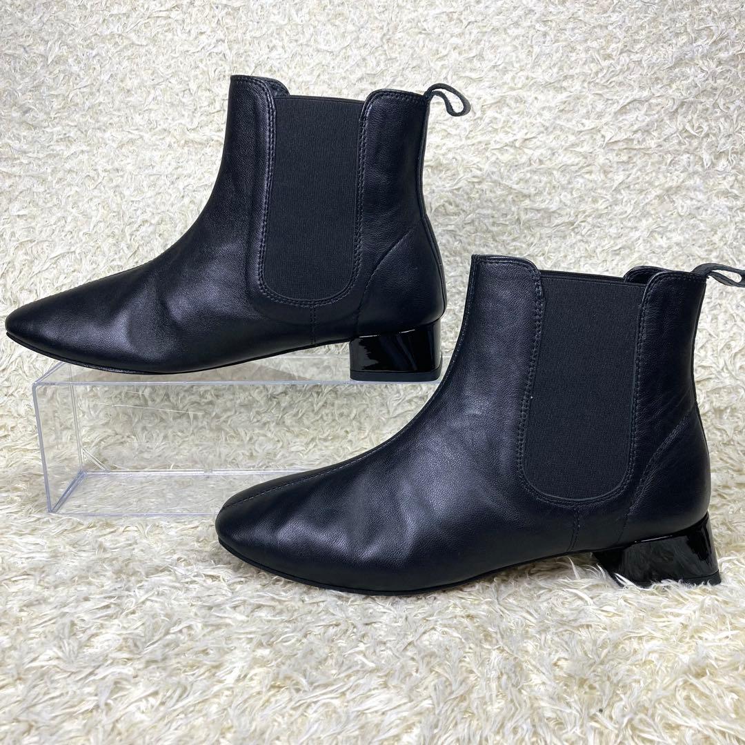 『未使用級』repetto レペット サイドゴアブーツ ショートブーツ ブラック