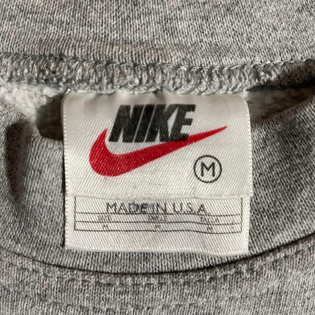 USA製 NIKE ナイキ 90's グレースウェット　Mサイズ 白タグ