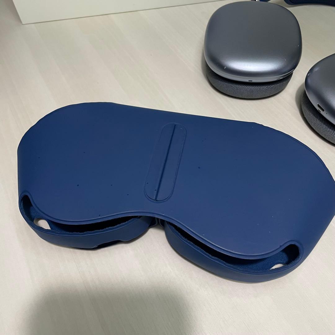 airpods MAX☆ブルー☆箱 スマートケース付き☆ヘッドホン☆Apple