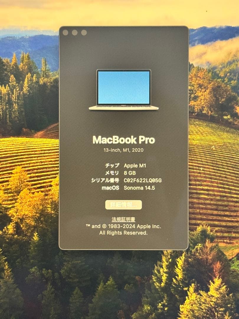 【11/22まで】M1 MacBook Pro 13インチ 2020 / 8GB