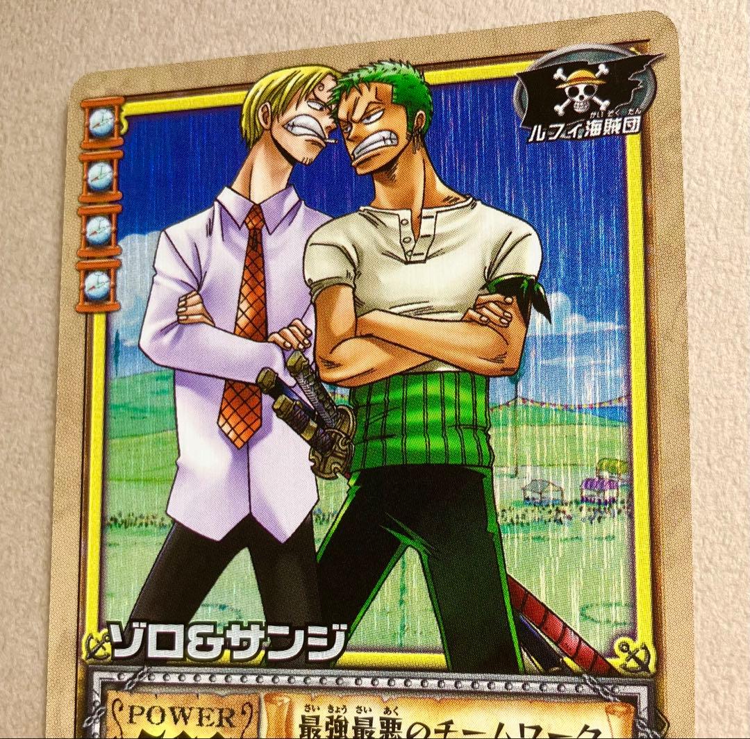 【ワンピースカード旧裏】ゾロ&サンジ 最強最悪のチームワーク UR パラレル
