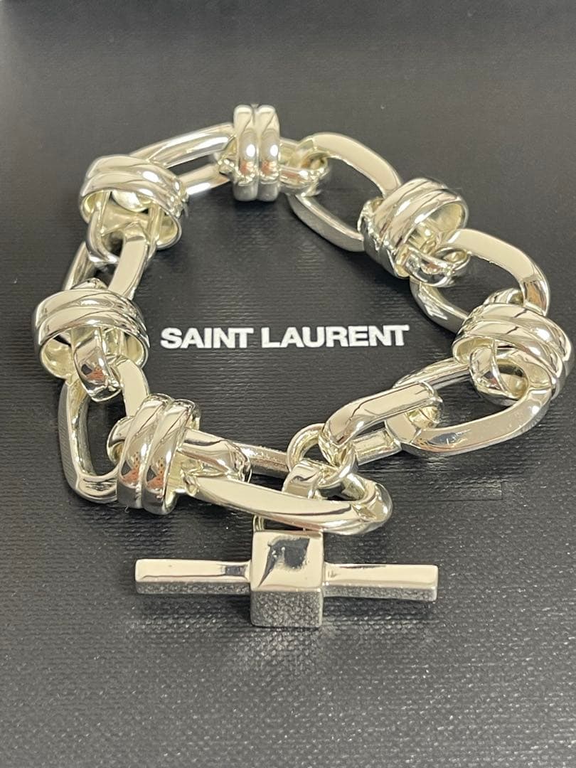 【美品】SAINT LAURENT チェーンブレスレット