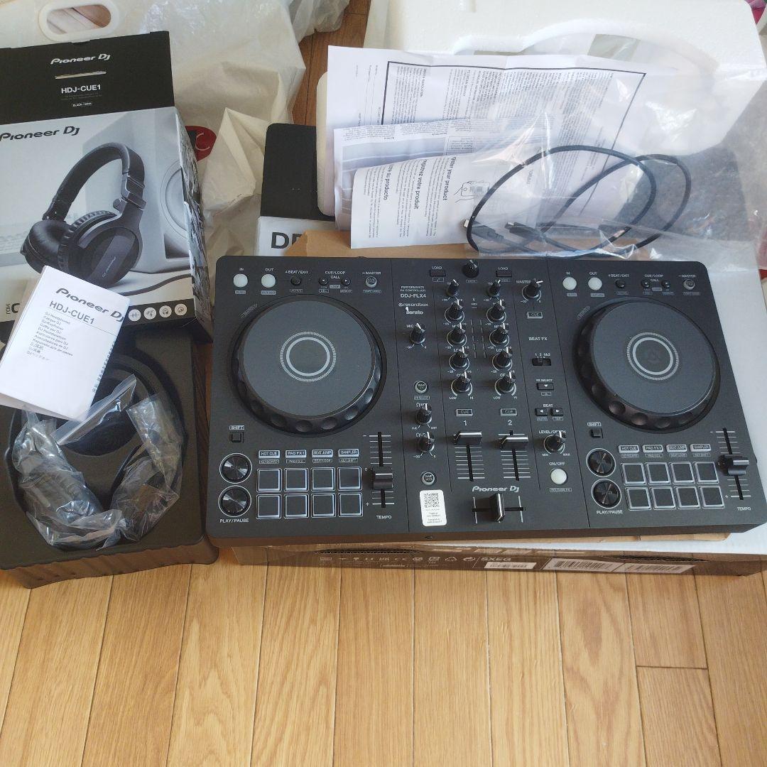 DJ機材 Pioneer ddj-flx4 & DJ HDJ CUE1