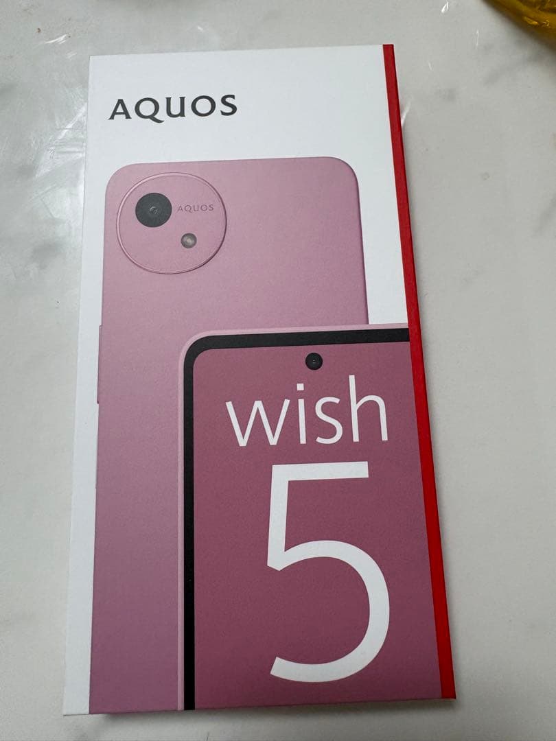 AQUOS wish 5 ピンク 新品未使用