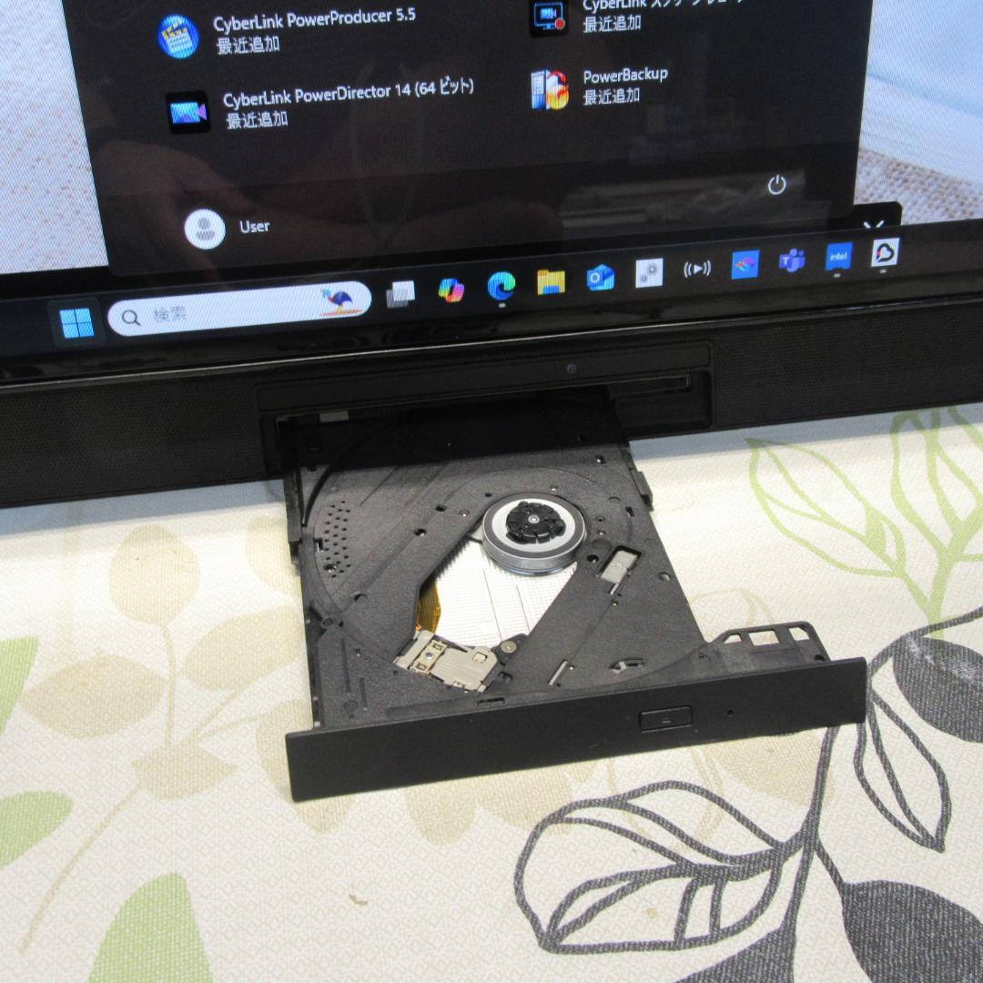 超大画面27インチWin11公式対応8世代Corei5/メ16/SSD+HDD
