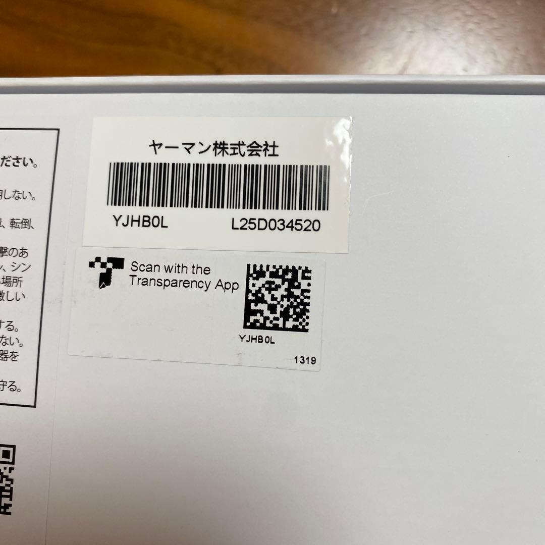 ヤーマン　ヘアアイロン　スムースアイロンフォトイオン　ネイビー