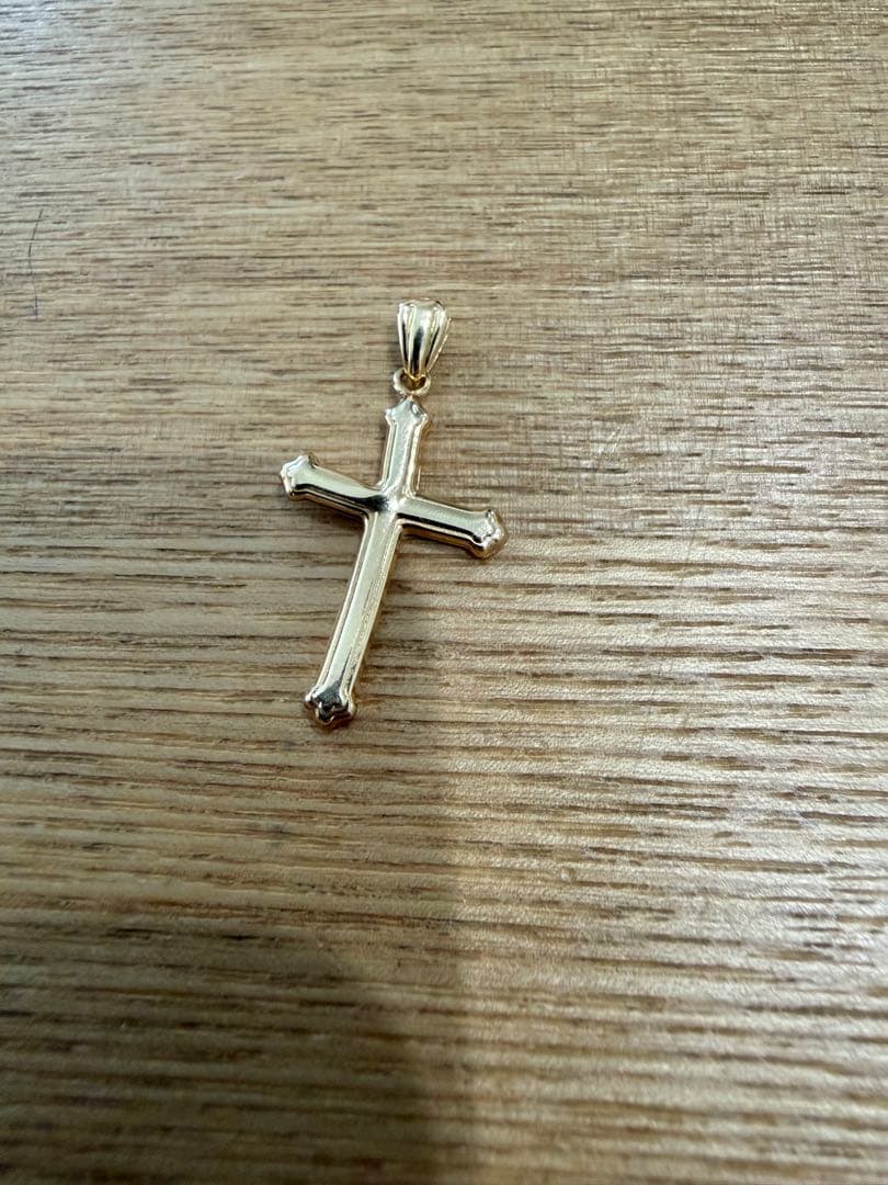 k18 十字架　ネックレス　1.5g