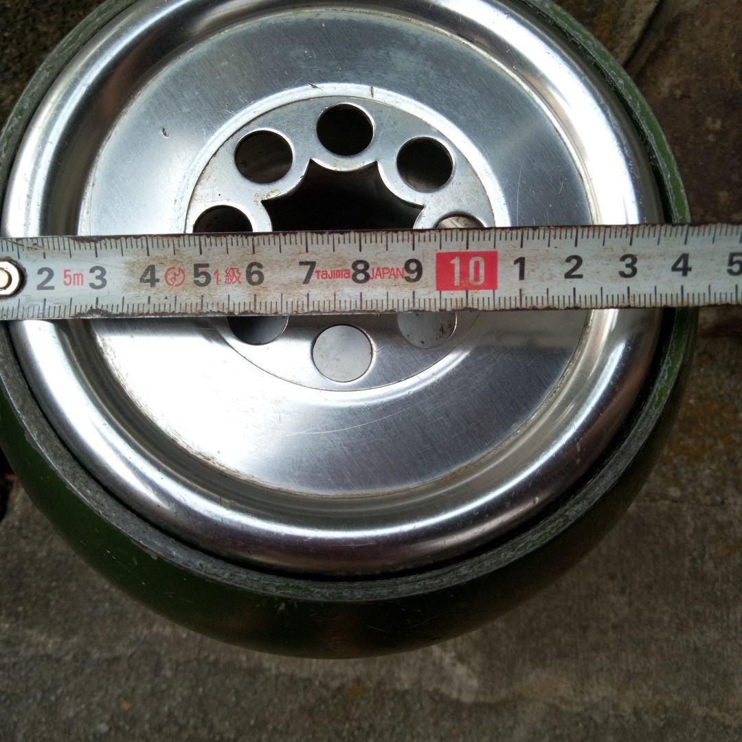 【希少】スタンド灰皿　昭和レトロ　レアなウグイスグリーン　アンティーク