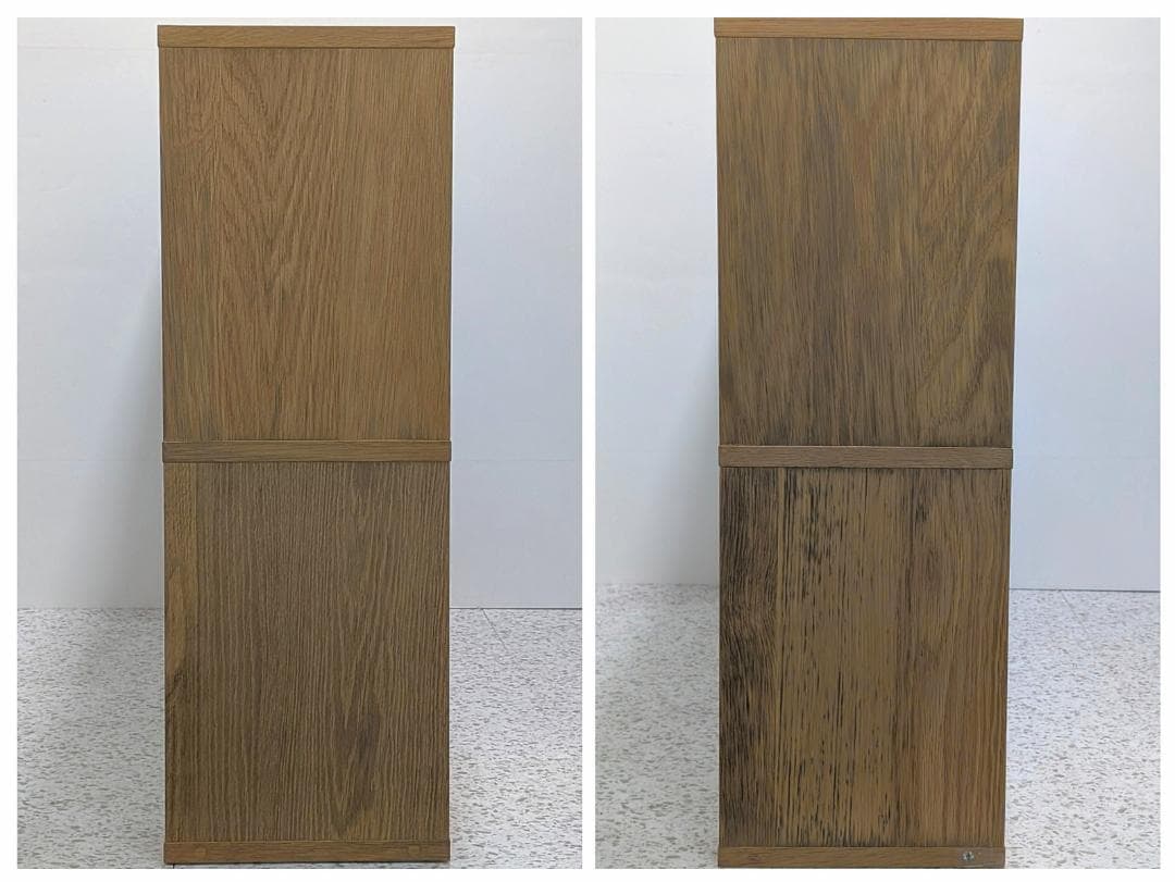 USED MUJI 無印 スタッキングシェルフ 3段×2列 オーク ※引出し別売