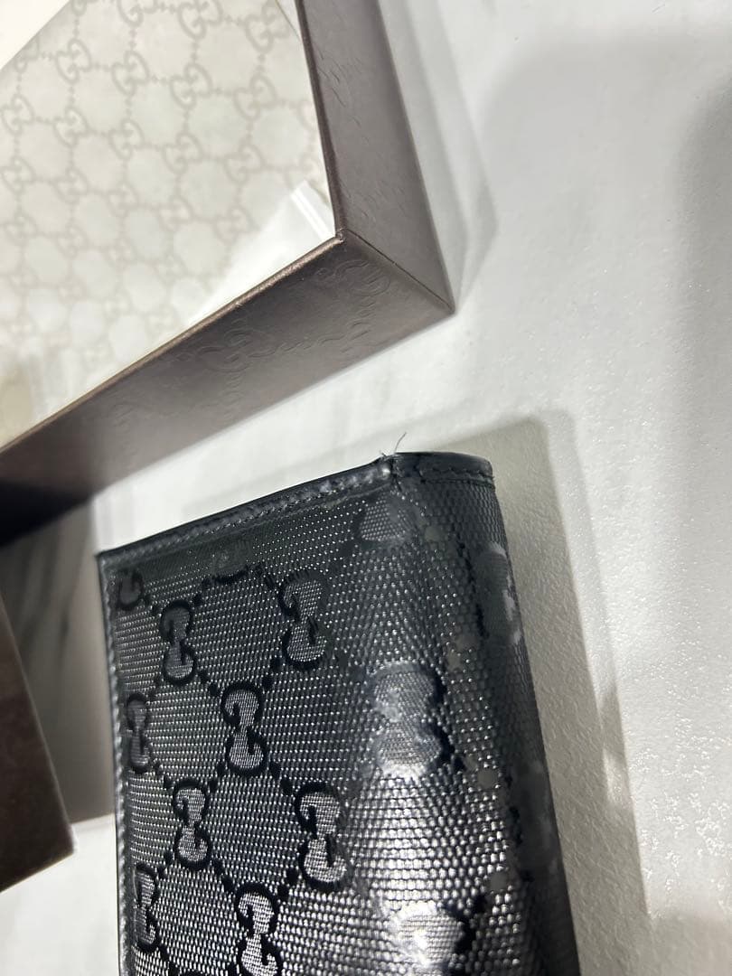 GUCCI インプリメ　長財布ブラックレザー