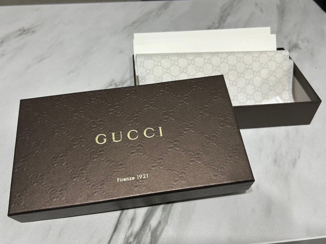 GUCCI インプリメ　長財布ブラックレザー