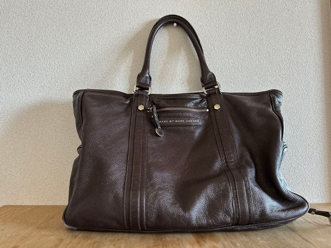 MARC BY MARC JACOBS ボストンバッグ ダークブラウン