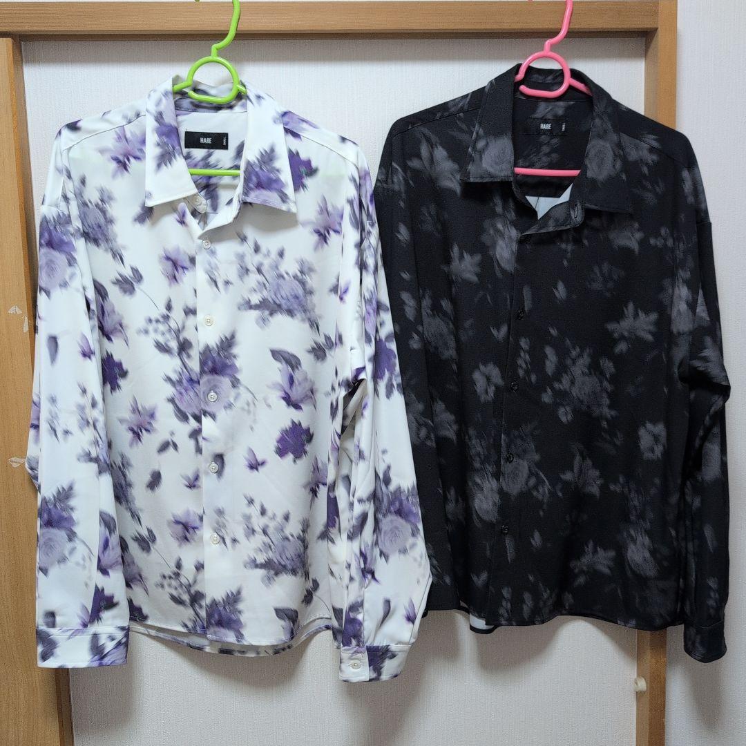 HARE TOROMシシュウシャツ 長袖＆半袖シャツ 透かし編みカーディガン