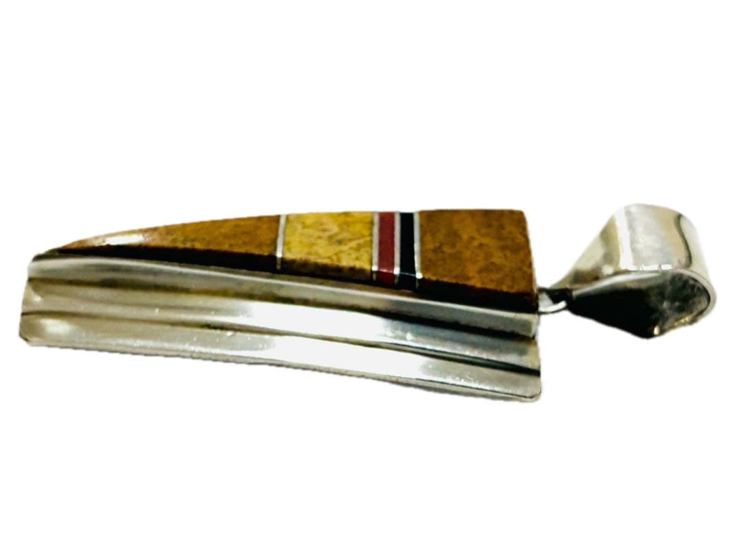 ナバホ　ペンダントトップ　ネックレス　アイアンウッド　ウェインマスキット